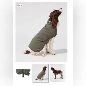 L.L. Bean Reversible Field Coat for Dogs | Size Med